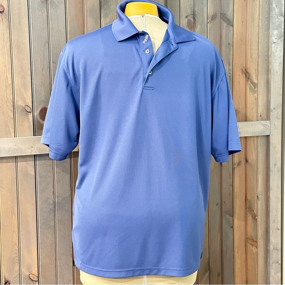 Ping blue golf shirt XL
